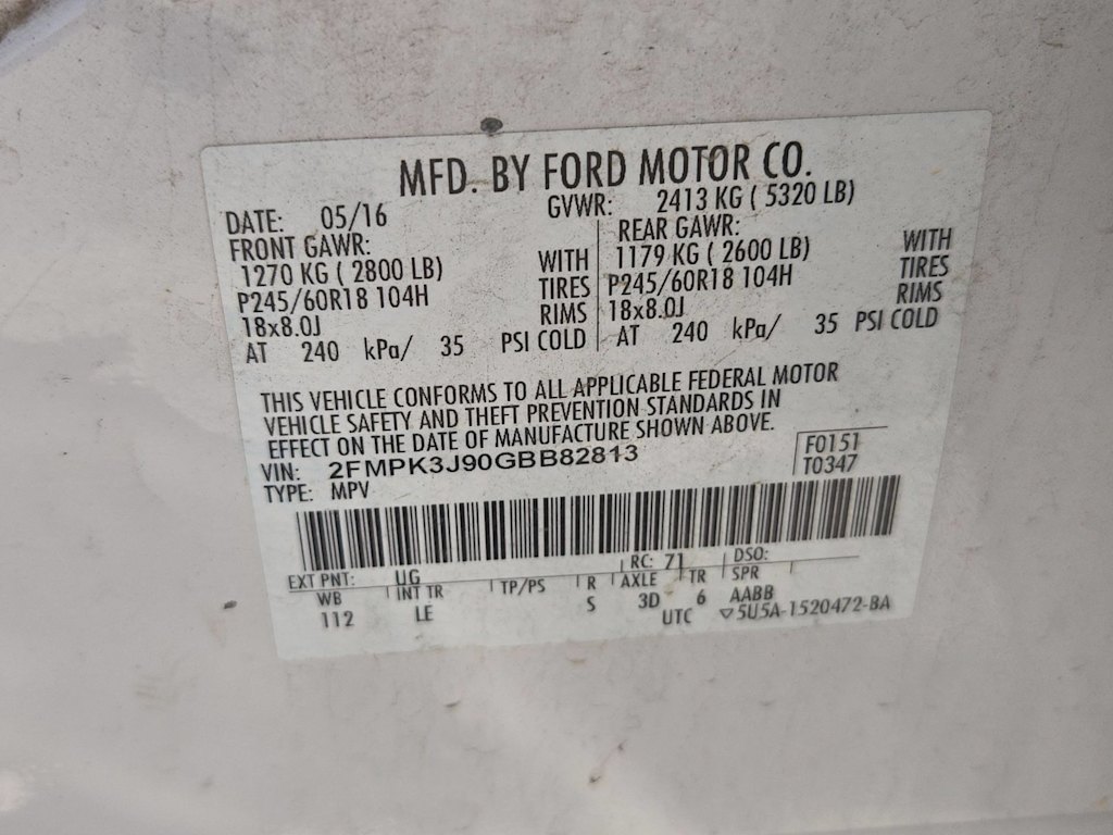 Thumbnail: 2016 Ford Edge - 19