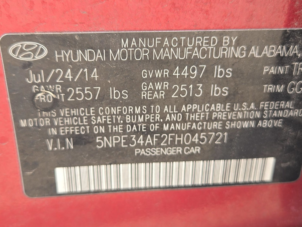 Thumbnail: 2015 Hyundai Sonata - 18